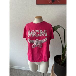 Mcm Logo-print Cotton Sugar Piknk Women T-shirt